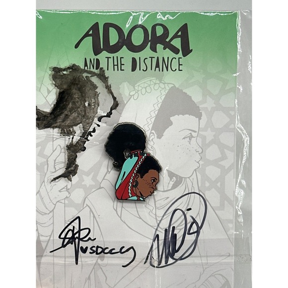 Signed Adora and The Distance ComiXology Convention Exclusive Pin 4 of 4 - Picture 3 of 3